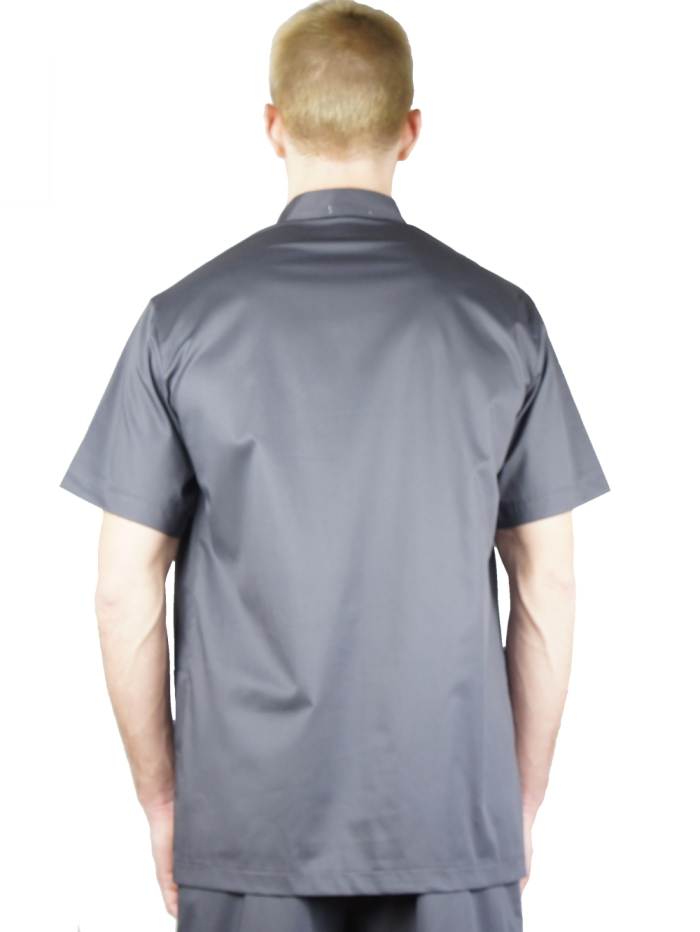 grey medical shirt men scrubs grey